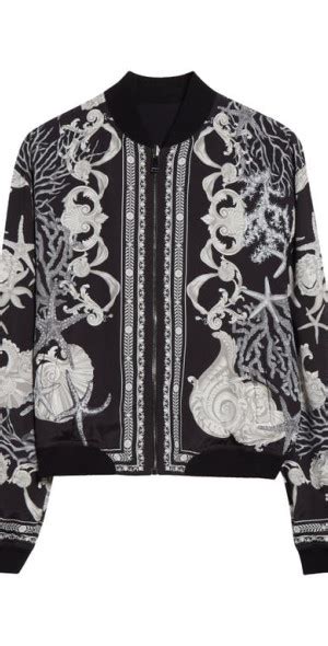 Versace La Vacanza Reversible Bomber Jacket 